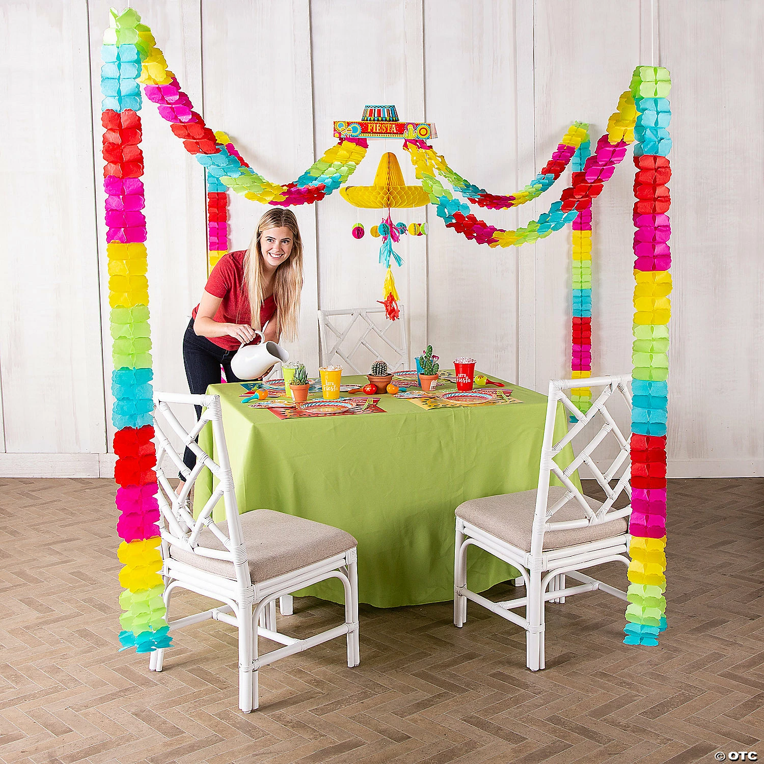 12 Ft. Fiesta Hanging Decorations Kit - 6 Pc. 2 12 Ft. Fiesta Hanging Decorations Kit - 6 Pc. - Image 2
