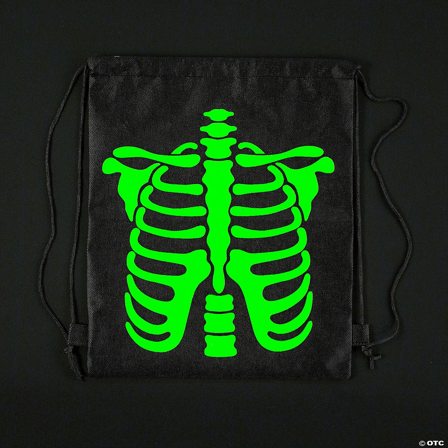 12" x 15" Medium Glow-in-the-Dark Skeleton Nonwoven Drawstring Bags – 12 Pc. 3 12" x 15" Medium Glow-in-the-Dark Skeleton Nonwoven Drawstring Bags – 12 Pc. - Image 3