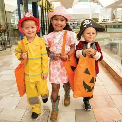 15" x 16 1/2" Large Jack-O’-Lantern Tote Bags - 12 Pc. -Halloween Costumes Trunk or Treat Shop 15 x 16 1 2 large jack o lantern tote bags 12 pc 25 2577 a04