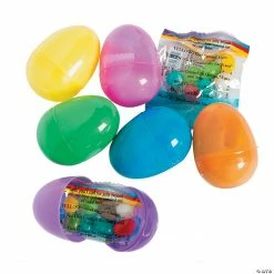 2 1/4" Religious Candy-Filled Plastic Easter Eggs - 24 Pc.