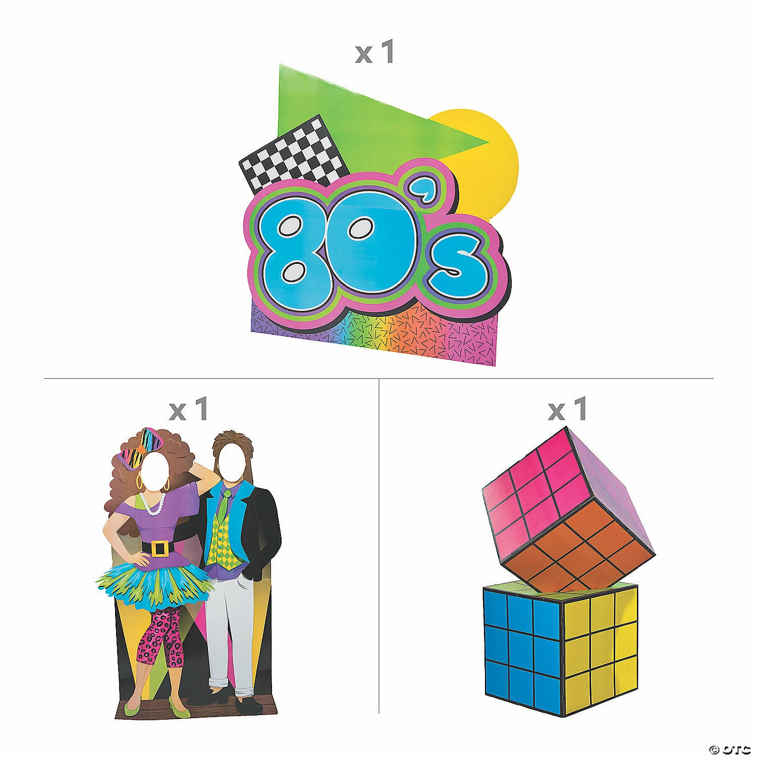 80s Decorating Kit - 3 Pc. 2 80s Decorating Kit - 3 Pc. - Image 2