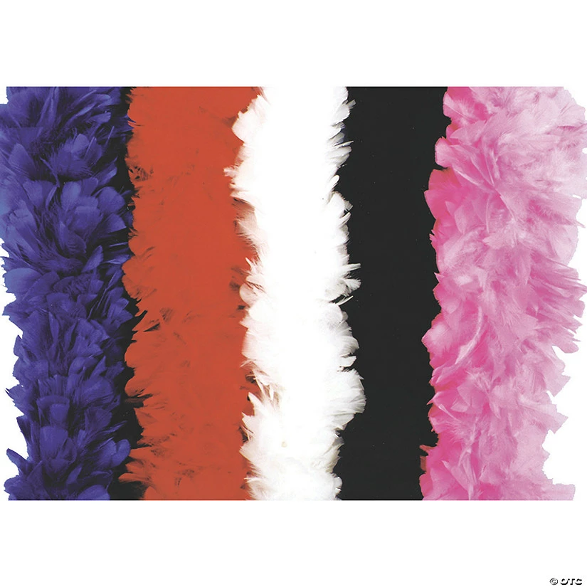 Black Turkey Feather Deluxe Boa 1 Black Turkey Feather Deluxe Boa