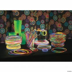 Bulk Glow Necklace Assortment - 250 Pc. -Halloween Costumes Trunk or Treat Shop bulk glow necklace assortment 250 pc 24 2351 a02