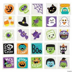 Bulk Halloween Temporary Tattoo Assortment - 500 Pc.