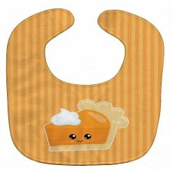 Caroline's Treasures Fall Pumpkin Pie Baby Bib, 10 x 13,