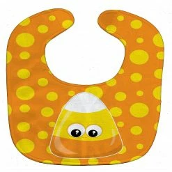 Caroline's Treasures, Halloween, Halloween Candy Corn Baby Bib, 10 x 13,