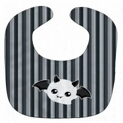 Caroline's Treasures, Halloween, Halloween Ghost Bat Baby Bib, 10 x 13,