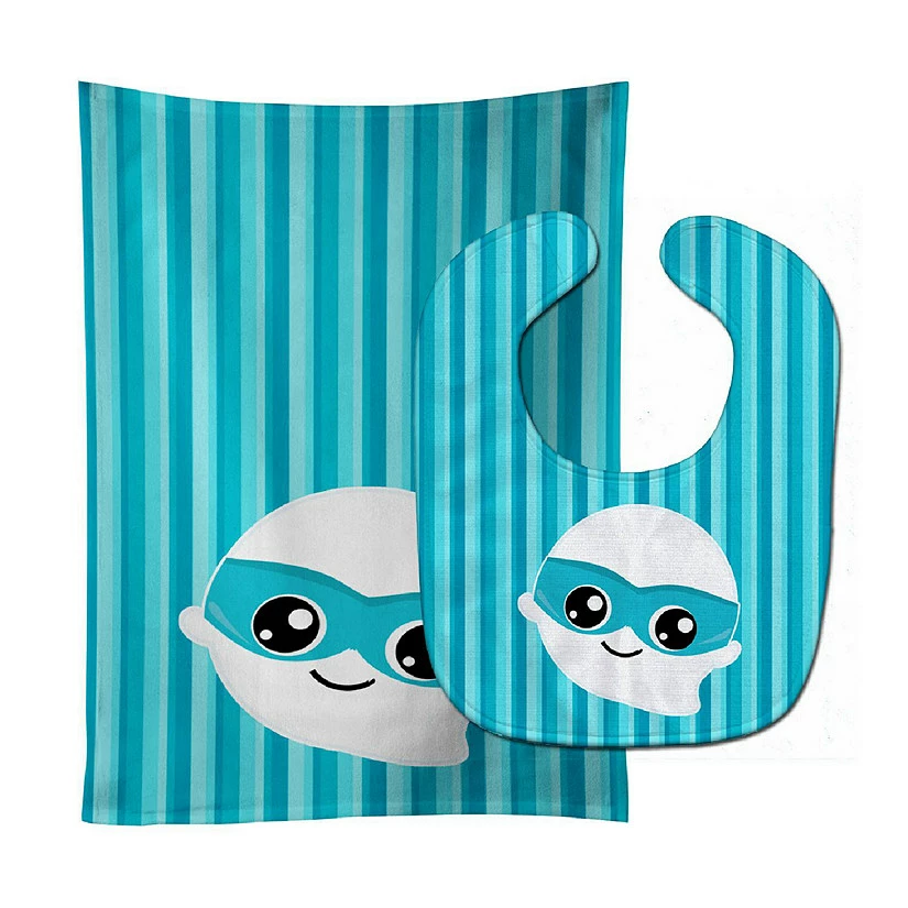 Caroline's Treasures, Halloween, Halloween Ghost Superhero Baby Bib & Burp Cloth, 11 x 18, 1 Caroline's Treasures, Halloween, Halloween Ghost Superhero Baby Bib & Burp Cloth, 11 x 18,