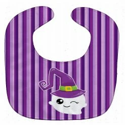 Caroline's Treasures, Halloween, Halloween Ghost Witch Baby Bib, 10 x 13,