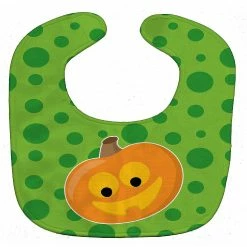 Caroline's Treasures, Halloween, Halloween JackOLantern Baby Bib, 10 x 13,