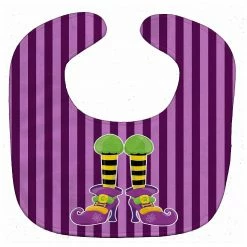 Caroline's Treasures, Halloween, Halloween Witches Legs Baby Bib, 10 x 13,