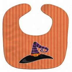 Caroline's Treasures, Halloween, Halloween Witch's Hat #2 Baby Bib, 10 x 13,