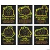 Christian Neon Pumpkin Poster Set - 6 Pc.