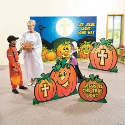 Christian Pumpkin Backdrop Banner Halloween Decoration - 3 Pc. -Halloween Costumes Trunk or Treat Shop christian pumpkin backdrop banner halloween decoration 3 pc 13772739 a02