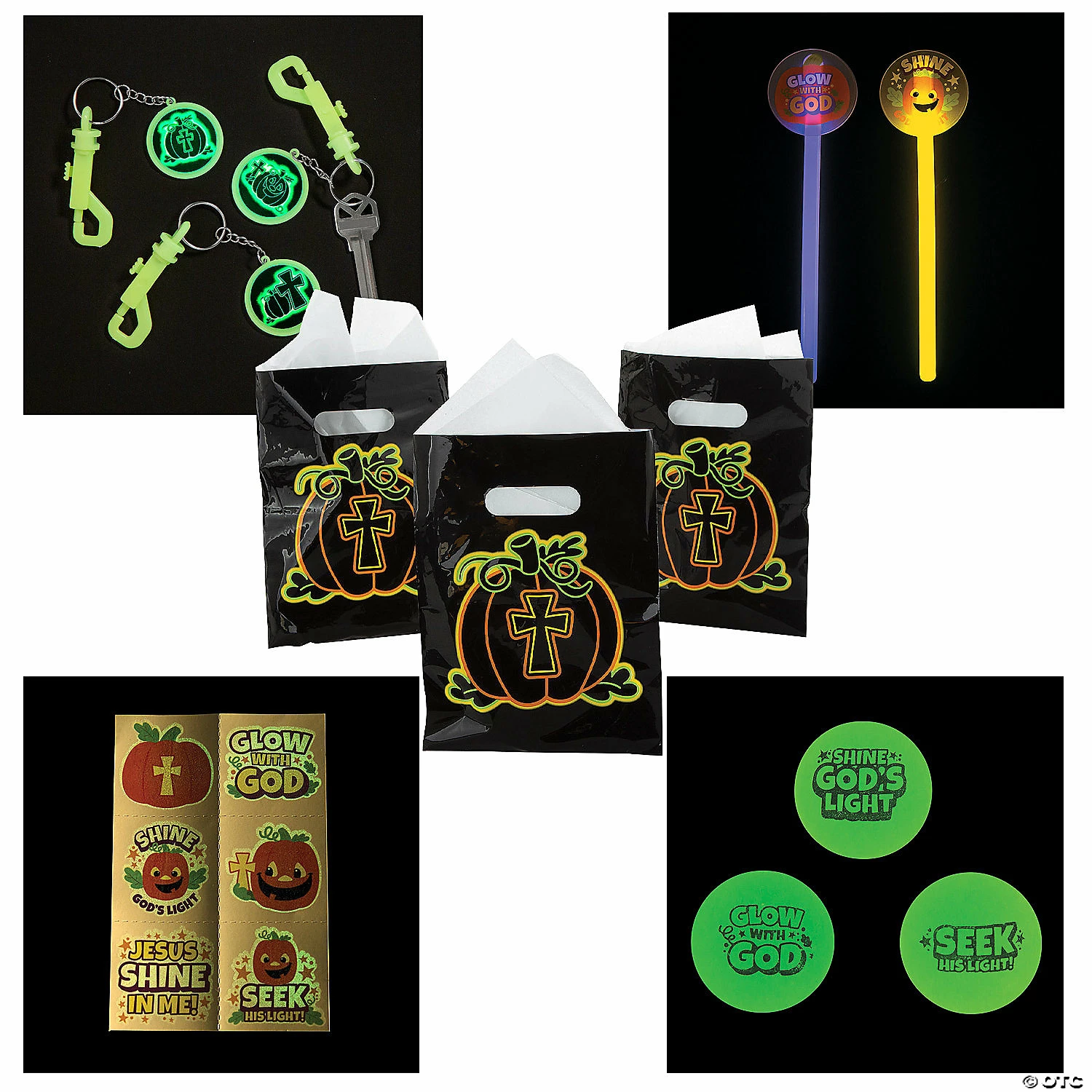 Christian Pumpkin Glow Handout Kit for 48 1 Christian Pumpkin Glow Handout Kit for 48
