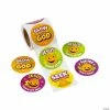 Christian Pumpkin Halloween Sticker Roll - 100 Stickers