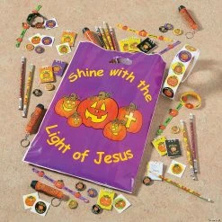 Christian Pumpkin Pencils - 24 Pc. -Halloween Costumes Trunk or Treat Shop christian pumpkin pencils 24 pc 13606261 a02