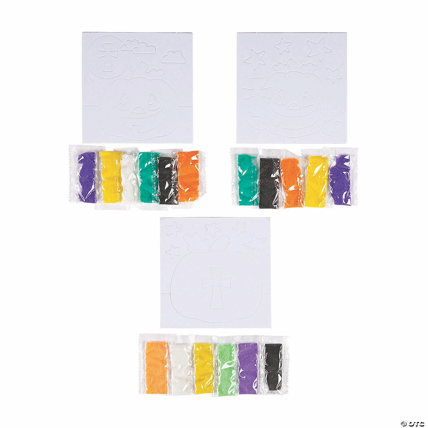 Christian Pumpkin Sand Art Pictures - 12 Pc. 2 Christian Pumpkin Sand Art Pictures - 12 Pc. - Image 2