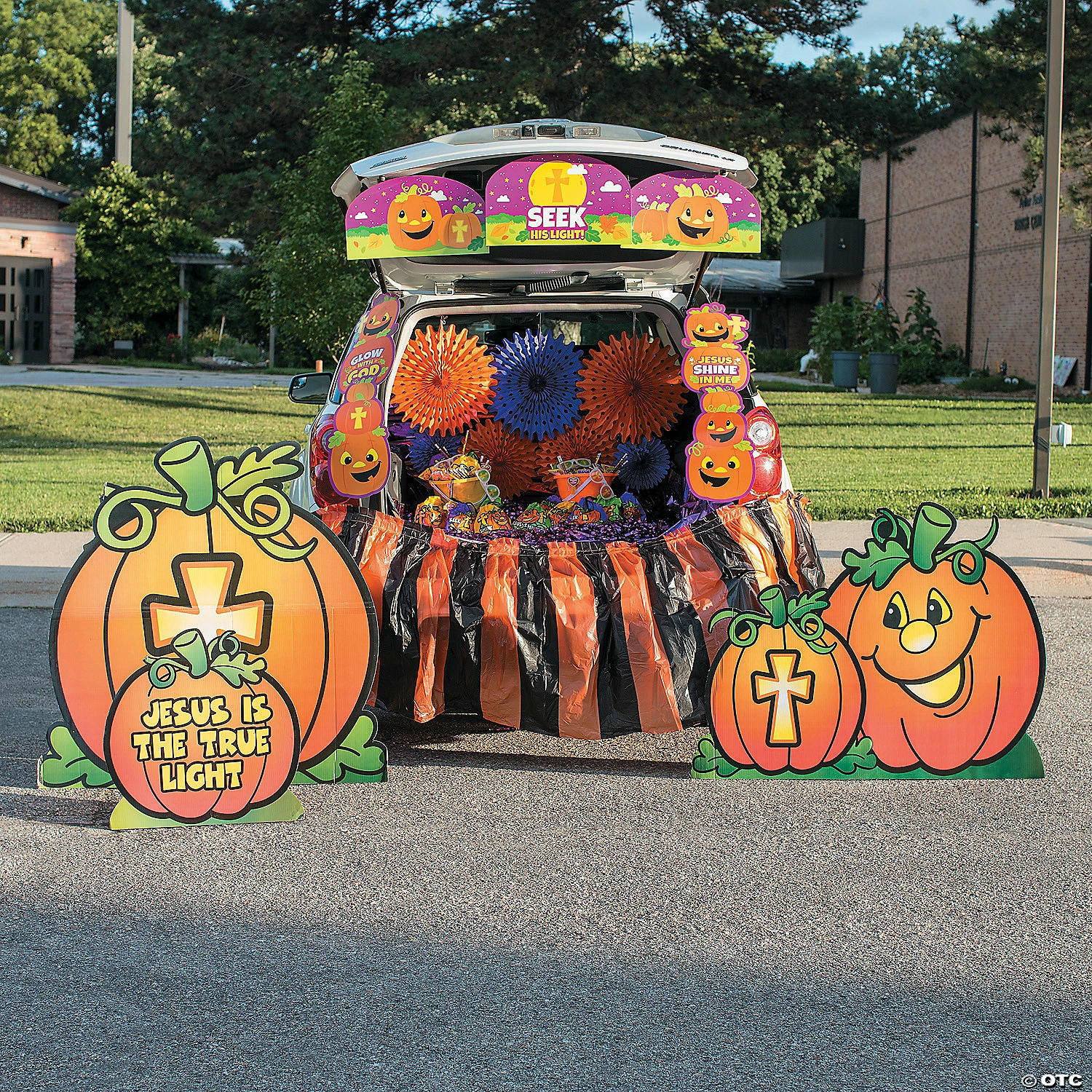 Christian Pumpkin Trunk-or-Treat Decorating Basic Kit - 7 Pc. 2 Christian Pumpkin Trunk-or-Treat Decorating Basic Kit - 7 Pc. - Image 2
