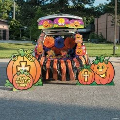Christian Pumpkin Trunk-or-Treat Grand Decorating Kit - 35 Pc.