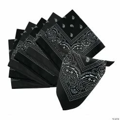 Solid Color Bandanas - 12 Pc.