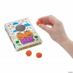 Color Your Own Christian Pumpkin Games - 12 Pc. -Halloween Costumes Trunk or Treat Shop color your own christian pumpkin games 12 pc 13983000 a03