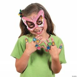 Colorful Rhinestone Rings - 72 Pc. -Halloween Costumes Trunk or Treat Shop colorful rhinestone rings 72 pc 39 520c a05