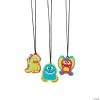 Cute Monster Charm Necklaces - 12 Pc.