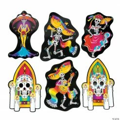 Day of the Dead Cutouts - 6 Pc.