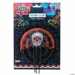 Day Of The Dead Skull Hairclip