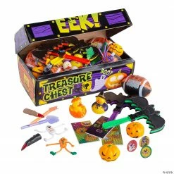 Deluxe Halloween Treasure Chest Toy Assortment - 50 Pc.