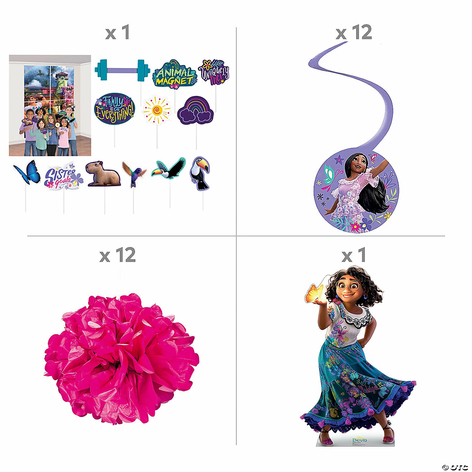 Disney’s Encanto Mirabel Stand-Up Decorating Kit - 53 Pc. 2 Disney’s Encanto Mirabel Stand-Up Decorating Kit - 53 Pc. - Image 2