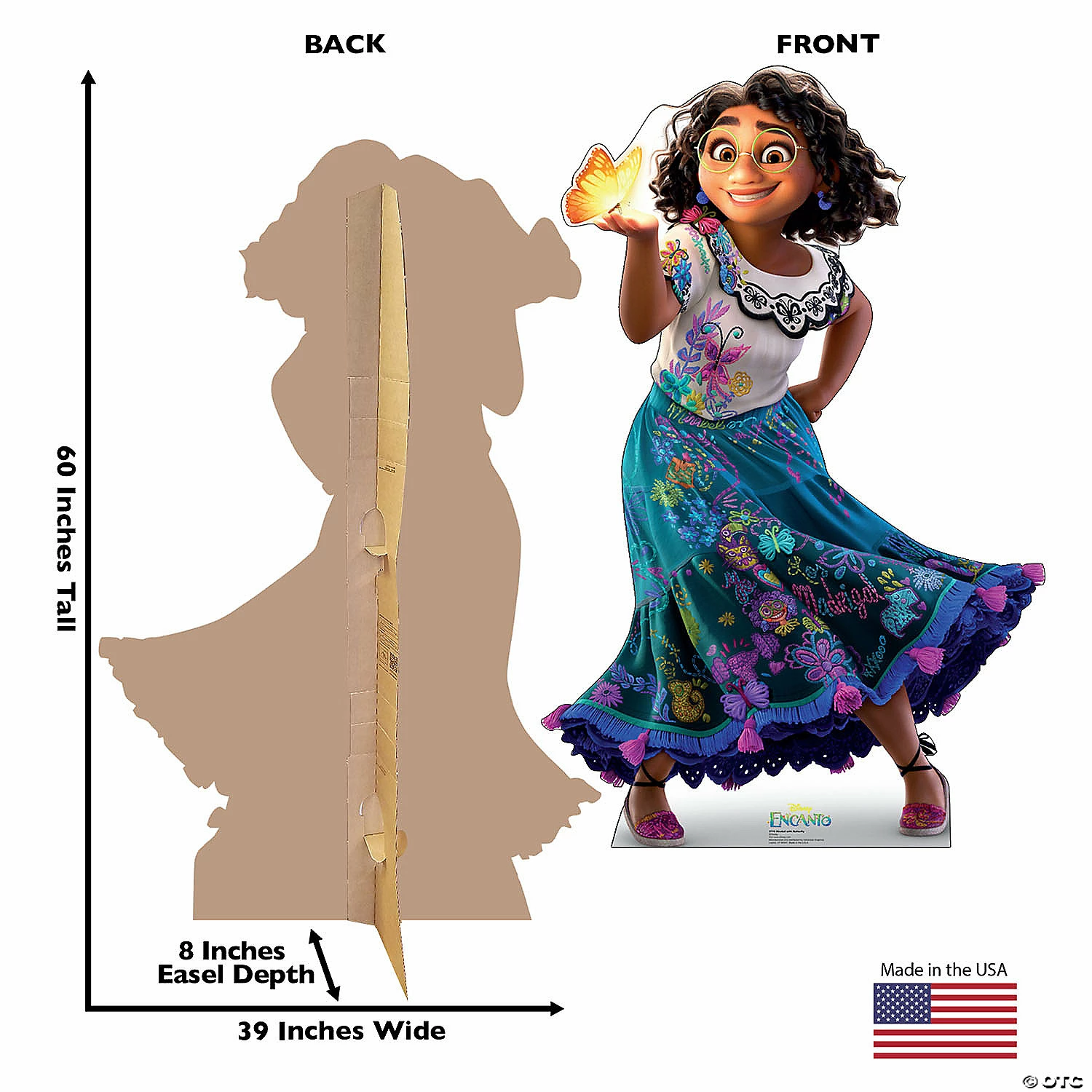 Disney’s Encanto Mirabel with Butterfly Life-Size Cardboard Stand-Up 2 Disney’s Encanto Mirabel with Butterfly Life-Size Cardboard Stand-Up - Image 2