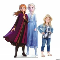 Disney’s Frozen II Anna & Elsa Life-Size Cardboard Stand-Up
