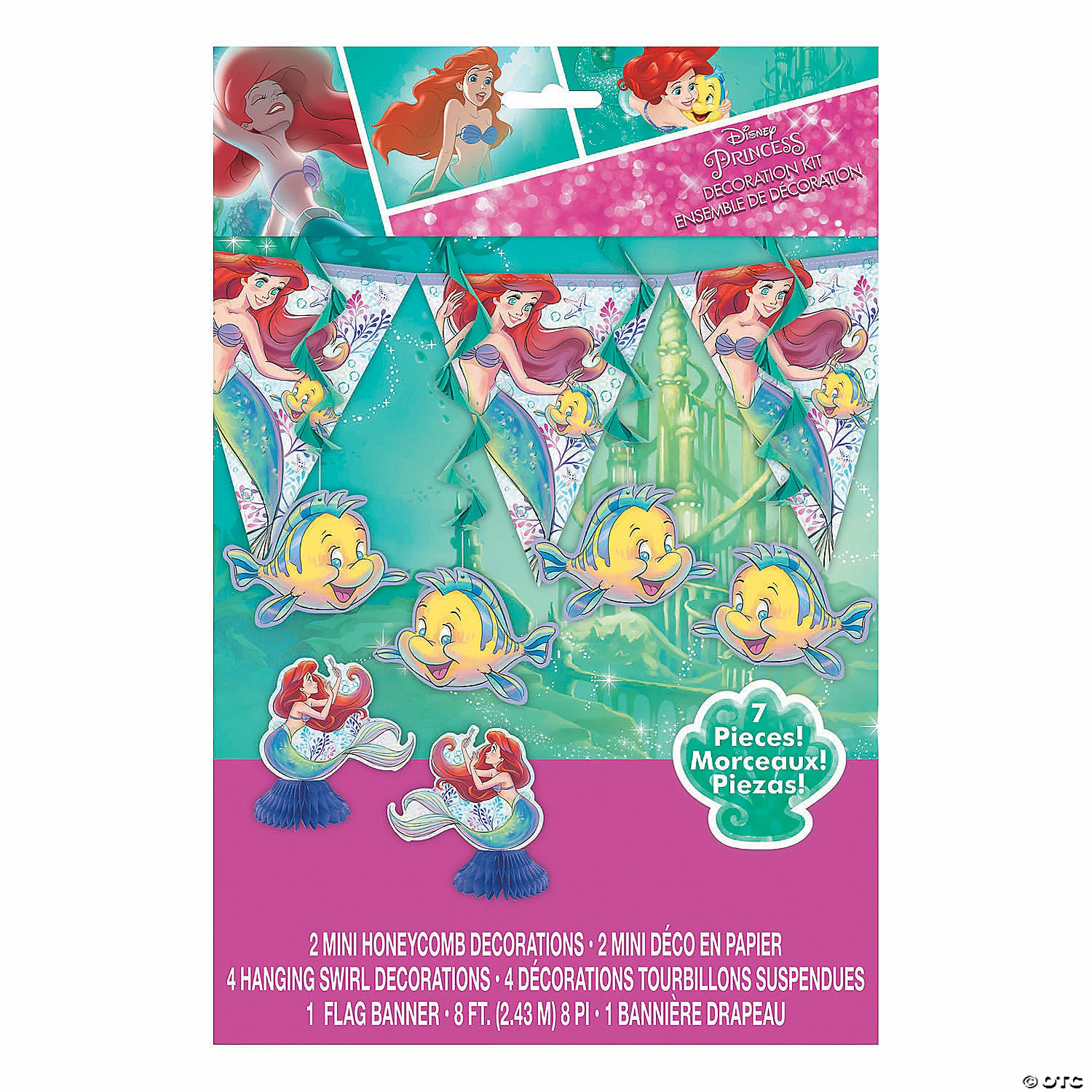 Disney® The Little Mermaid™ Decorating Kit - 7 Pc. 1 Disney® The Little Mermaid™ Decorating Kit - 7 Pc.