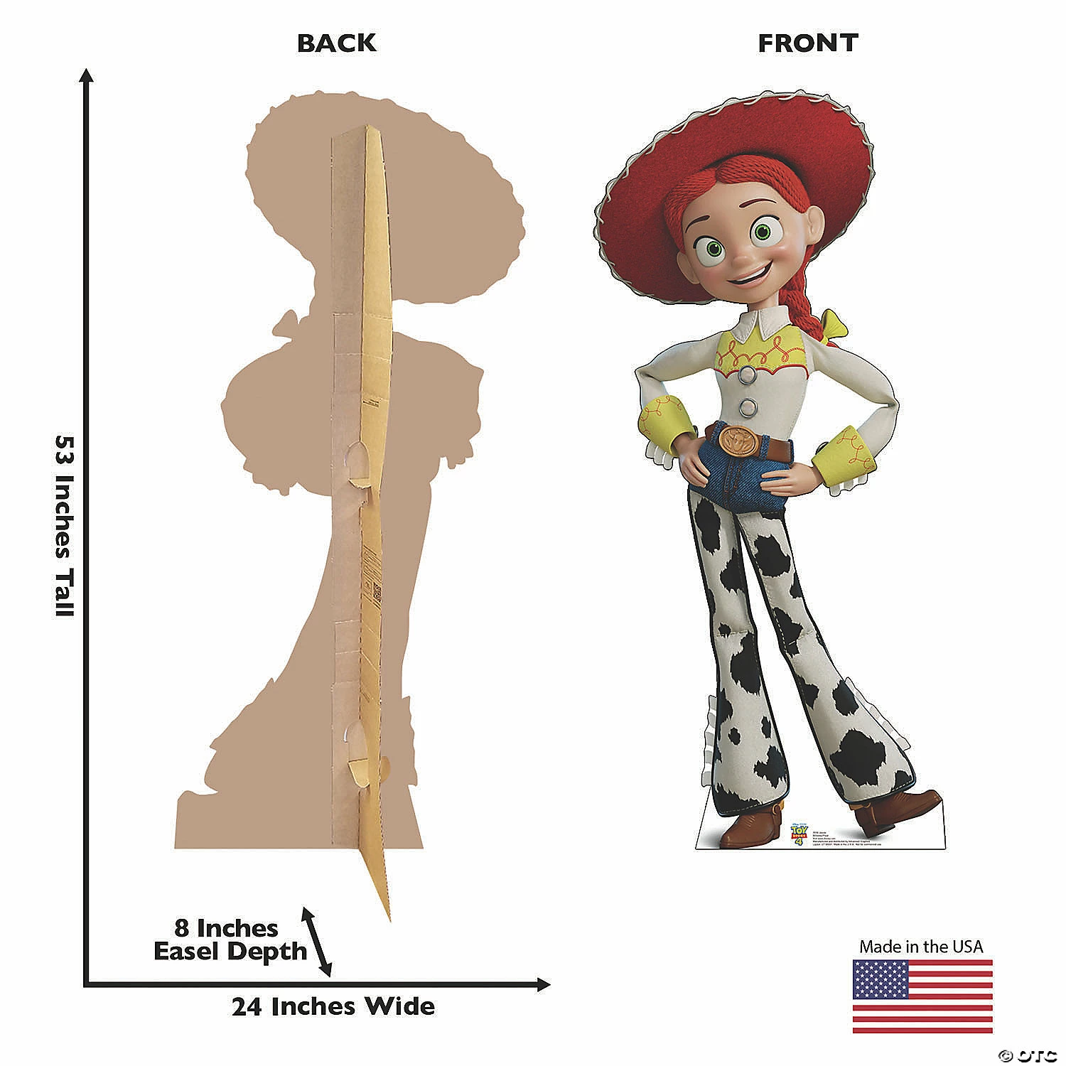 Disney Toy Story 4™ Jessie Life-Size Cardboard Stand-Up 3 Disney Toy Story 4™ Jessie Life-Size Cardboard Stand-Up - Image 3