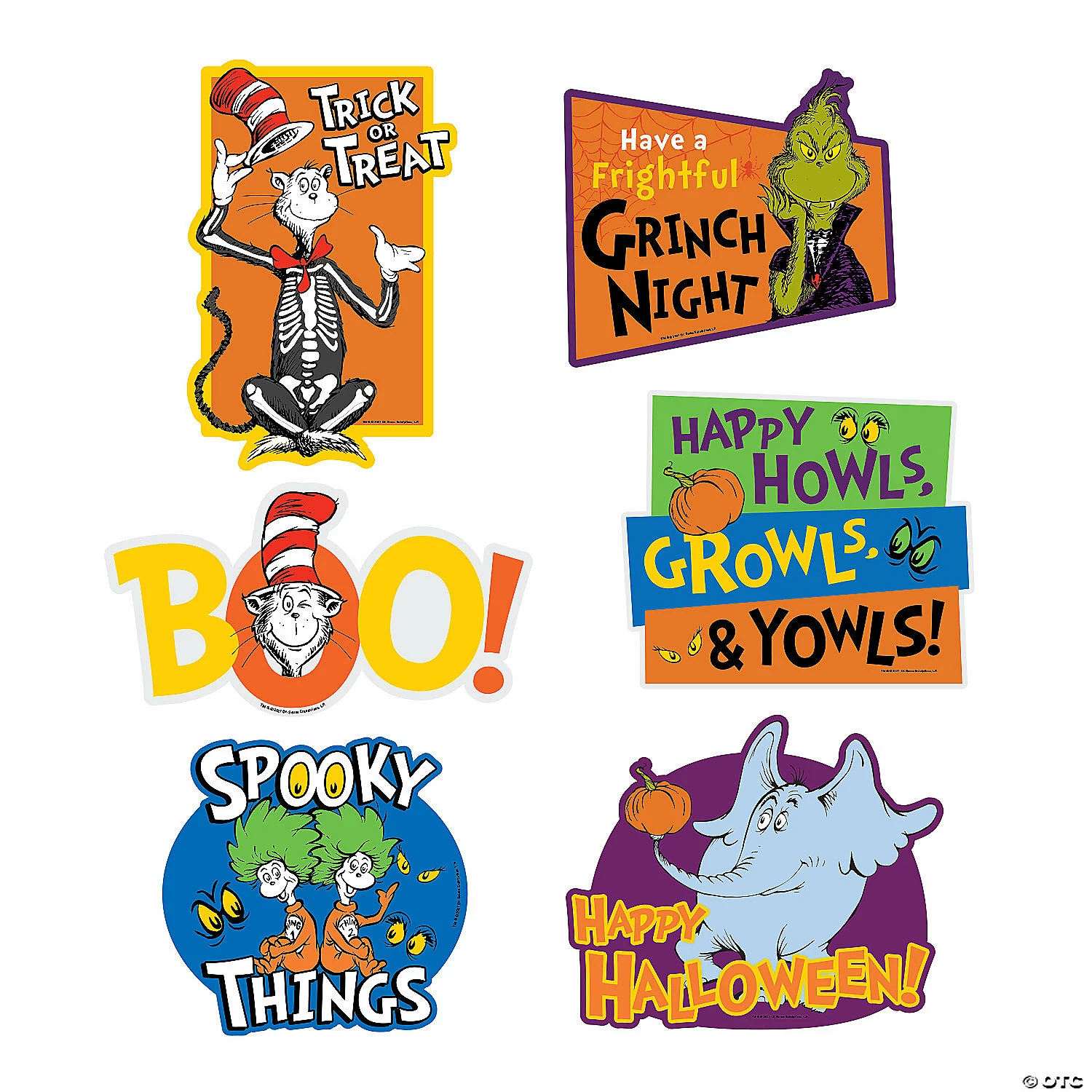 Dr. Seuss™ Halloween Cutouts - 6 Pc. 1 Dr. Seuss™ Halloween Cutouts - 6 Pc.