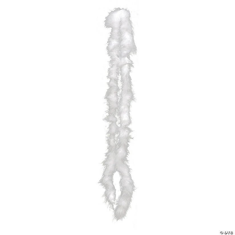 EXTRA HEAVY MARIBOU BOA-WHITE 1 EXTRA HEAVY MARIBOU BOA-WHITE