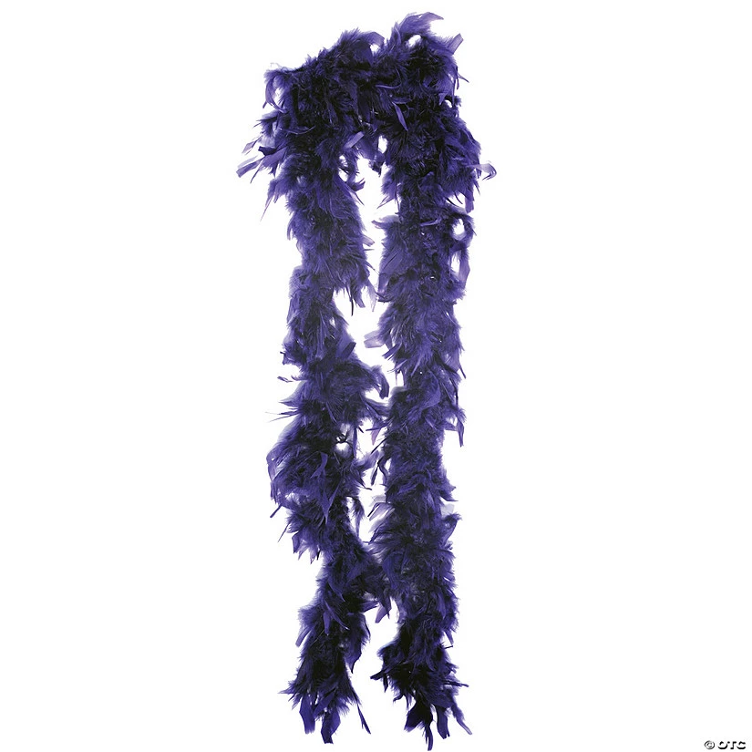 FEATHER BOA-PURPLE 1 FEATHER BOA-PURPLE