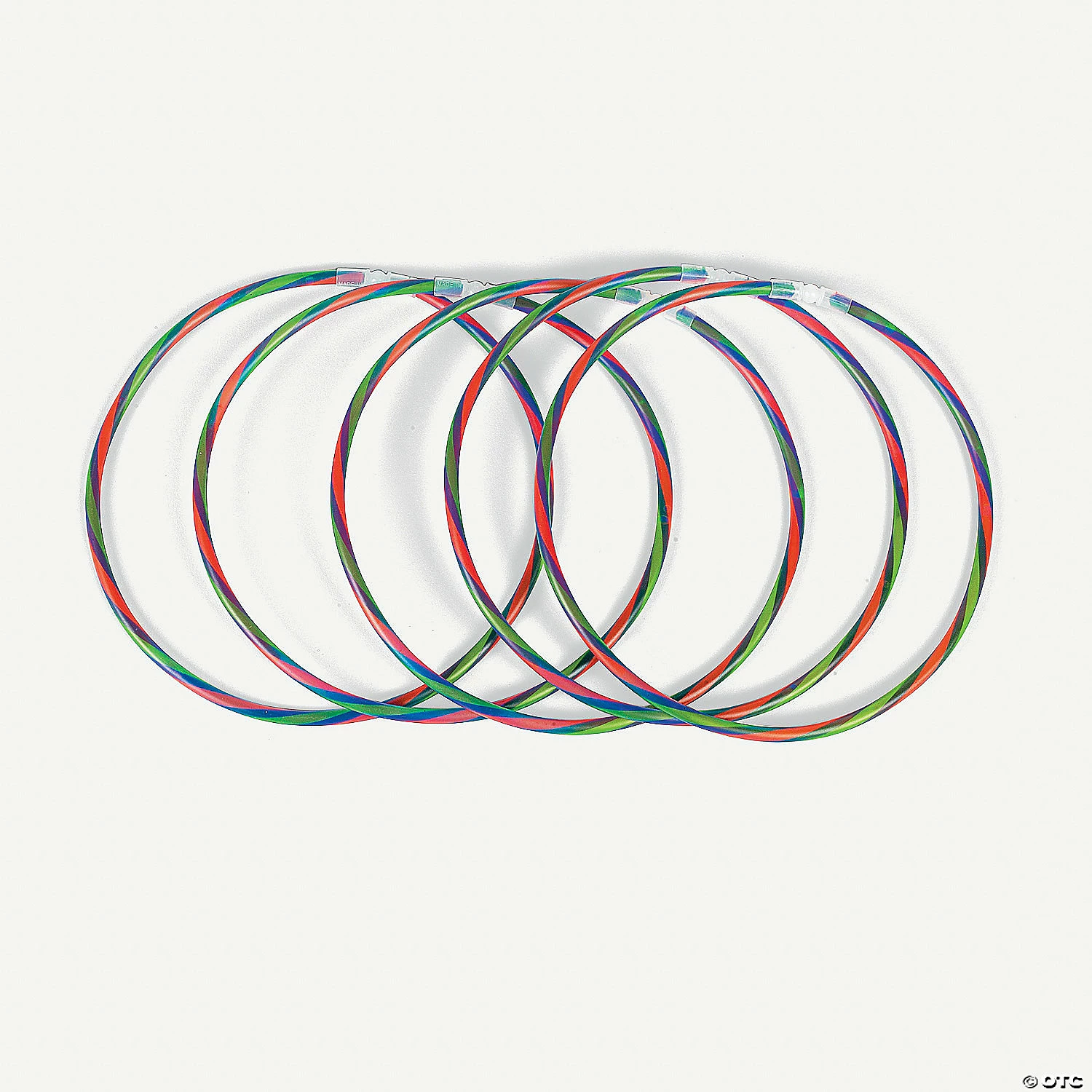 Five-Color Glow Swizzle Necklaces - 50 Pc. 2 Five-Color Glow Swizzle Necklaces - 50 Pc. - Image 2