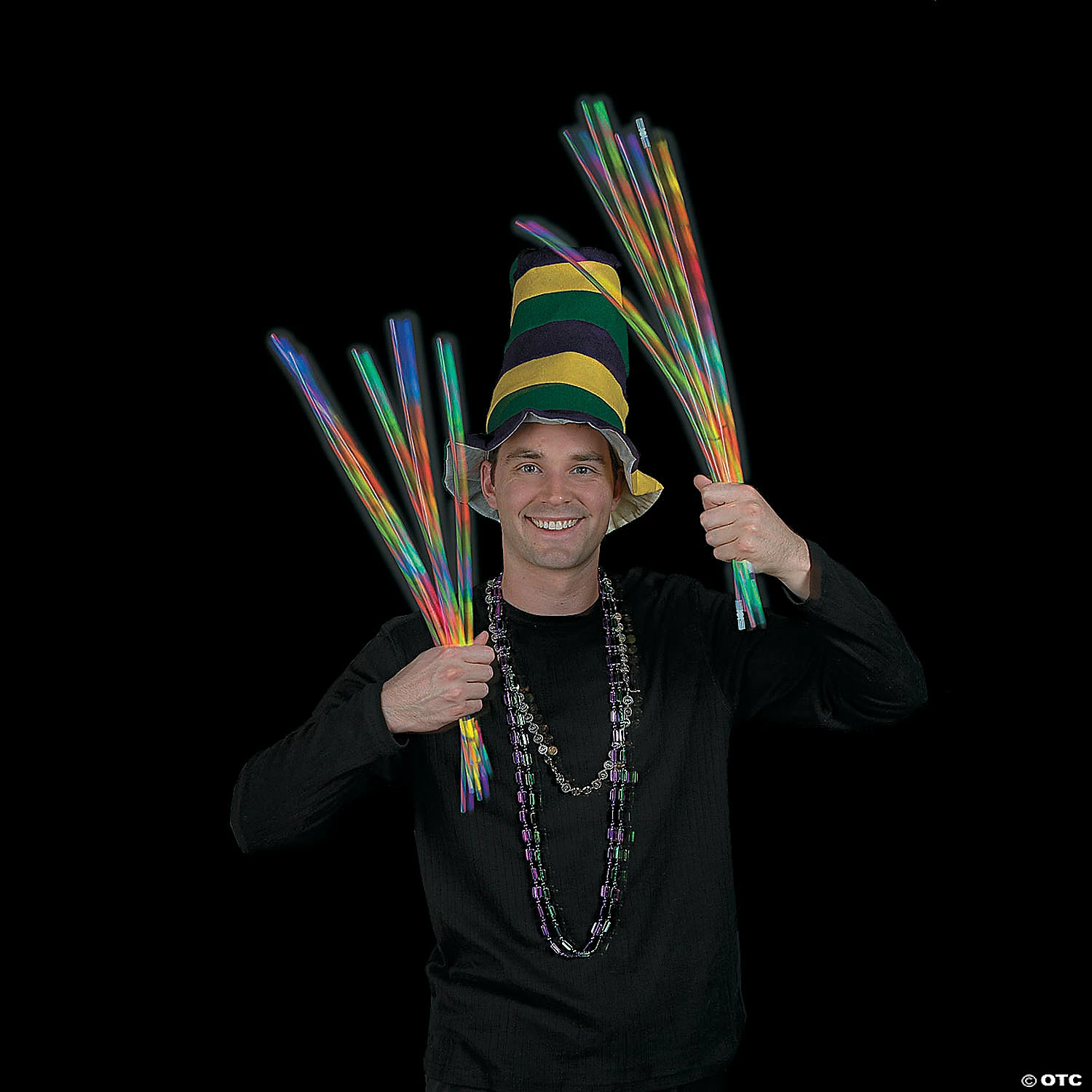 Five-Color Glow Swizzle Necklaces - 50 Pc. 3 Five-Color Glow Swizzle Necklaces - 50 Pc. - Image 3