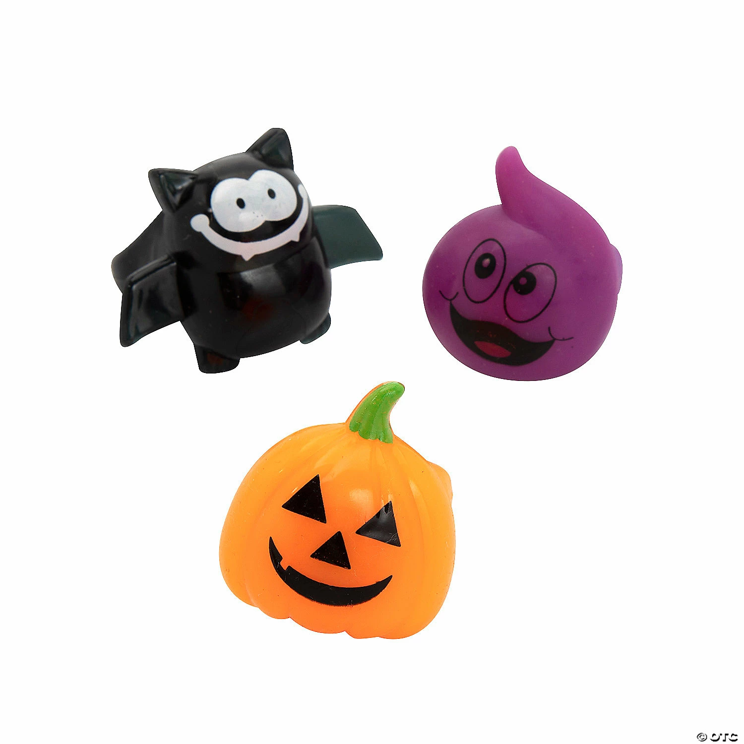 Flashing Light-Up Jack-O’-Lantern Bat & Ghost Rings - 12 Pc. 2 Flashing Light-Up Jack-O’-Lantern Bat & Ghost Rings - 12 Pc. - Image 2