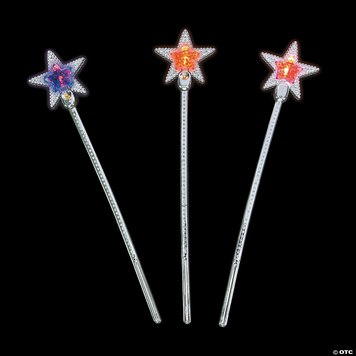Flashing Star Wands - 12 Pc. 1 Flashing Star Wands - 12 Pc.