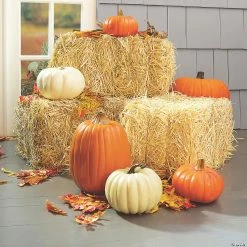 FloraCraft® Decorative Straw Hay Bale - 24" -Halloween Costumes Trunk or Treat Shop floracraft sup sup decorative straw hay bale 2413937890 a02