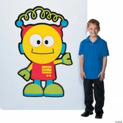 Giant Robot Cutouts - 6 Pc. -Halloween Costumes Trunk or Treat Shop giant robot cutouts 6 pc 13733822 a03