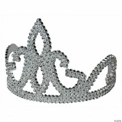 Girl's Silver Plastic Tiara