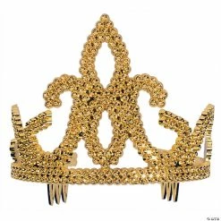 Girl's Silver Plastic Tiara