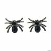 Glitter Gem Spider Earrings