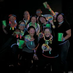 Glow Bracelet Assortment - 50 Pc. -Halloween Costumes Trunk or Treat Shop glow bracelet assortment 50 pc 24 8101b a05