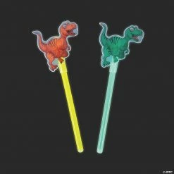 Glow Dinosaur Wands - 12 Pc.